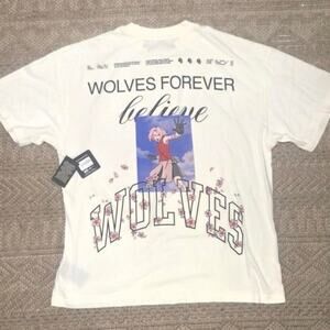 Darc Sport x Naruto Shippuden Wolves Club Sakura Tee L NWT